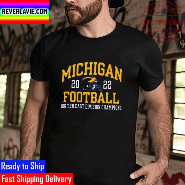 Michigan 2022 Football Big Ten East Division Champions Unisex T-Shirt