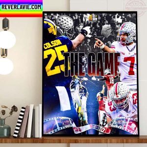 Michigan Football Vs Ohio State Football The Game Home Decor Poster Canvas