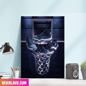 Midnight Nave Air Jordan 11 Poster