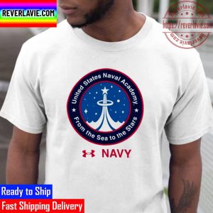Midshipmen Under Armour 2022 Special Games Logo NASA United State Naval Academy From The Sea To The Stars Unisex T-Shirt