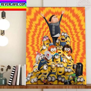 Minions The Rise Of Gru Home Decor Poster Canvas