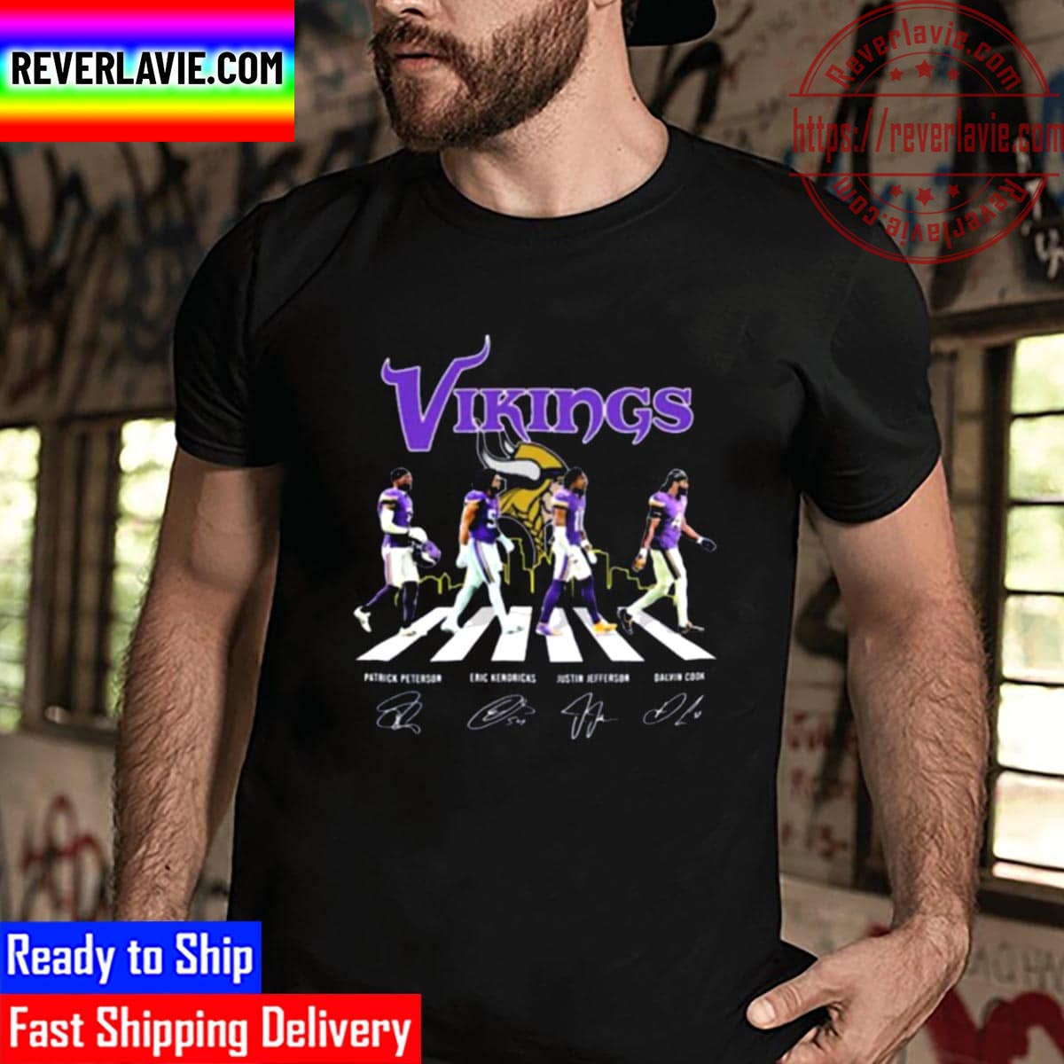 Minnesota Vikings Abbey Road Peterson Kendricks Jefferson Cook Signatures Unisex T-Shirt Minnesota Vikings Abbey Road Peterson Kendricks Jefferson Cook Signatures Unisex T-Shirt