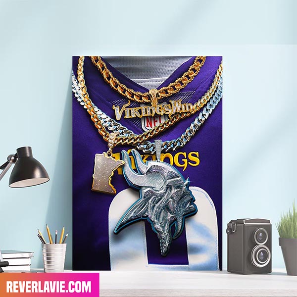 Minnesota Vikings Is Winner Iced Up Poster Minnesota Vikings Is Winner Iced Up Poster