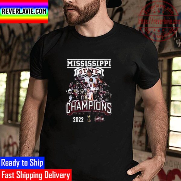 Mississippi State Bulldogs Champions Egg Bowl 2022 Unisex T-Shirt