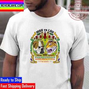 Mississippi State Bulldogs Vs LSU Tigers Game Day 2022 Unisex T-Shirt