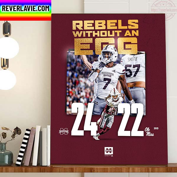 Mississippi State Football Rebels Without An Egg Home Decor Poster Canvas Mississippi State Football Rebels Without An Egg Home Decor Poster Canvas