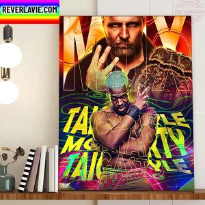 Mox Vs Taigastyle On All Elite Wrestling Home Decor Poster Canvas