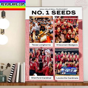 NCAA Volleyball Tournament No 1 Seeds Home Decor Poster Canvas