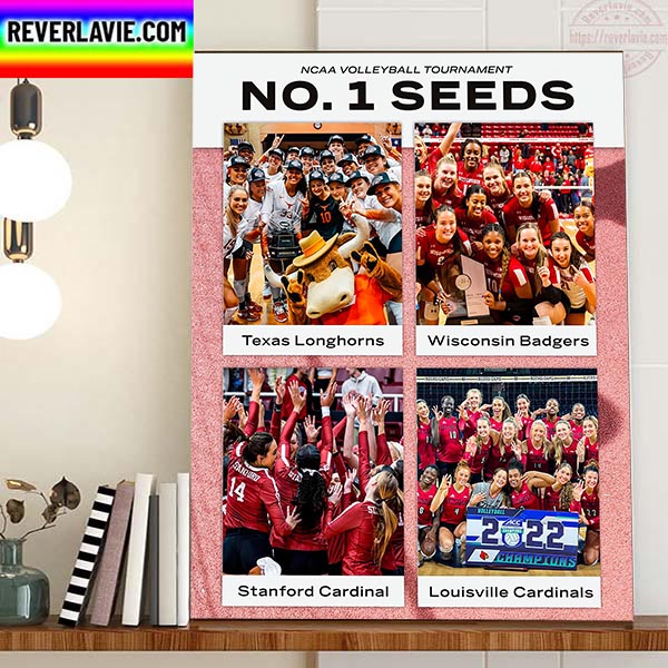 NCAA Volleyball Tournament No 1 Seeds Home Decor Poster Canvas NCAA Volleyball Tournament No 1 Seeds Home Decor Poster Canvas