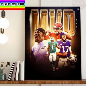 NFL MVP List Home Decor Poster Canvas