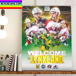 NHL Global Series Columbus Blue Jackets Vs Colorado Avalanche Home Decor Poster Canvas