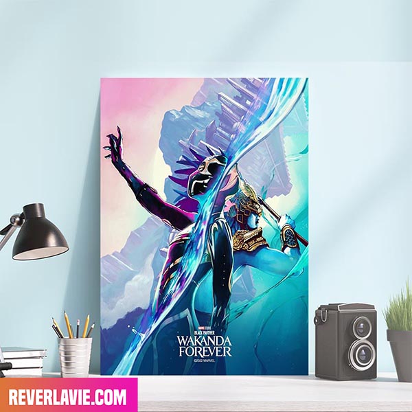 Namor x Black Panther Wakanda Forever Marvel Studios Poster Namor x Black Panther Wakanda Forever Marvel Studios Poster