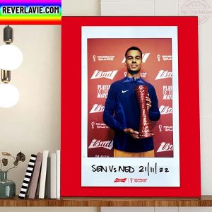 Netherlands Cody Gakpo Is Budweiser Player Of The Match Home Decor Poster Canvas