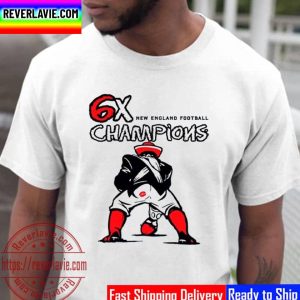 New England Football Team 6x Champions Unisex T-Shirt