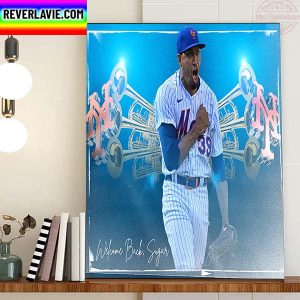 New York Mets Welcome Back Edwin Diaz Home Decor Poster Canvas