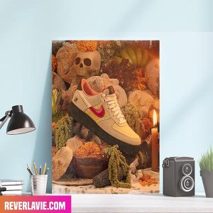 Nike US Air Force 1 07 Somos Familia Dia De Muertos Poster
