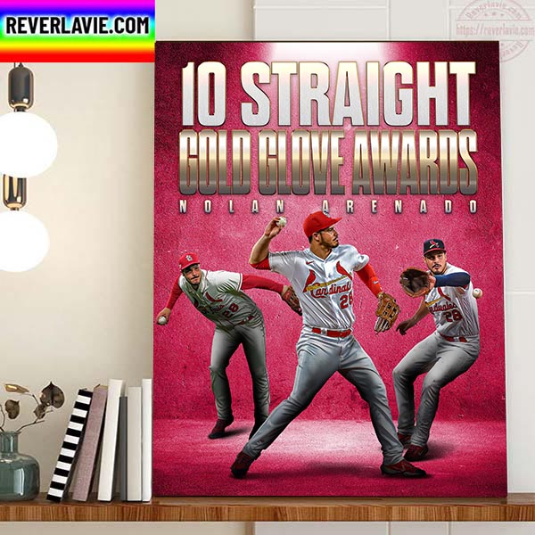 Nolan Arenado 10 Straight Gold Glove Awards Home Decor Poster Canvas Nolan Arenado 10 Straight Gold Glove Awards Home Decor Poster Canvas