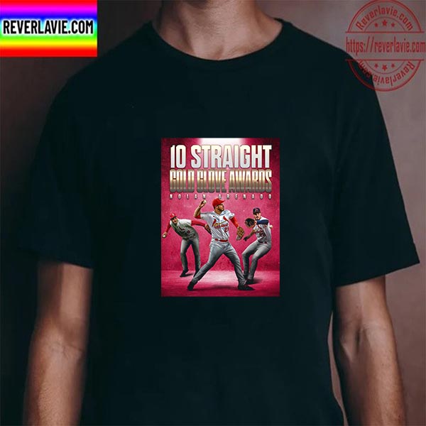 Nolan Arenado 10 Straight Gold Glove Awards Unisex T-Shirt Nolan Arenado 10 Straight Gold Glove Awards Unisex T-Shirt
