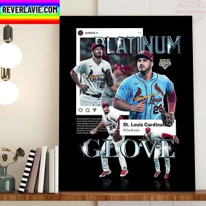 Nolan Arenado National League 2022 Platinum Glove Award Winner Home Decor Poster Canvas