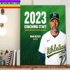 Oakland Athletics 2023 Coaching Staff Home Decor Poster Canvas