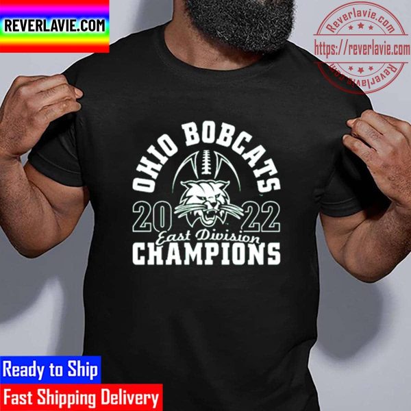 Ohio Bobcats 2022 East Division Champions Football Unisex T-Shirt