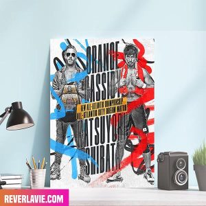 Orange Cassidy x Katsuyori Shibata AEW All Atlantic Championship Poster