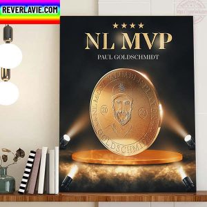 Paul Goldschmidt 2022 National League MVP Home Decor Poster Canvas
