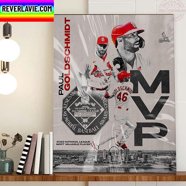Paul Goldschmidt 2022 National League Most Valuable Player Home Decor Poster Canvas Paul Goldschmidt 2022 National League Most Valuable Player Home Decor Poster Canvas