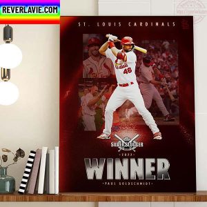 Paul Goldschmidt 2022 Silver Slugger Award Winner Home Decor Poster Canvas