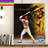 Paul Goldschmidt Is 2022 AL Hank Aaron Award Winner Home Decor Poster Canvas