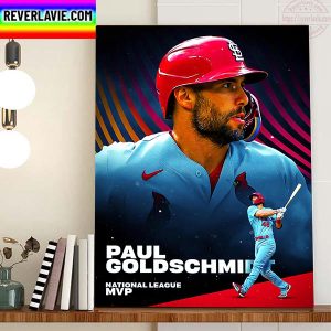 Paul Goldschmidt Is 2022 National League MVP Home Decor Poster Canvas