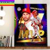 Paul Goldschmidt Is 2022 National League MVP Home Decor Poster Canvas