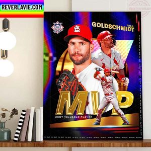 Paul Goldschmidt Is The 2022 NL Most Valuable Player Home Decor Poster Canvas