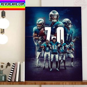 Philadelphia Eagles Best Ever Start NFL Season Home Decor Poster Canvas