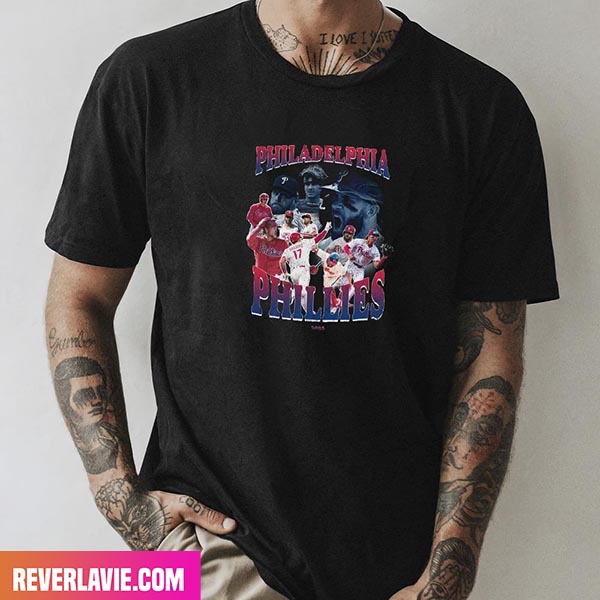 Philadelphia Philles Vintage Team Up Style T-Shirt Philadelphia Philles Vintage Team Up Style T-Shirt