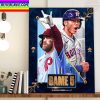 Philadelphia Phillies Powder Blues In The 2022 MLB World Series Home Decor Poster Canvas
