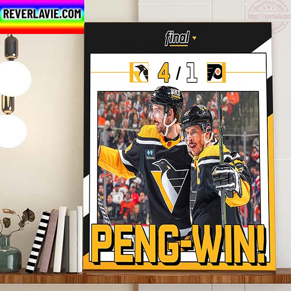 Pittsburgh Penguins Five Straight Wins Home Decor Poster Canvas Pittsburgh Penguins Five Straight Wins Home Decor Poster Canvas
