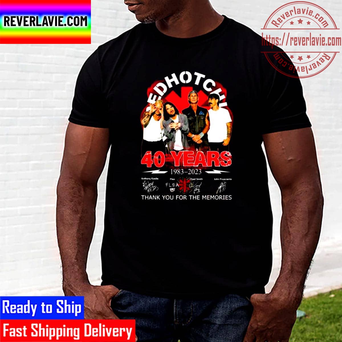 Red Hot Chili Peppers 40 Years Of 1983-2023 Thank You For The Memories Signatures Unisex T-Shirt Red Hot Chili Peppers 40 Years Of 1983-2023 Thank You For The Memories Signatures Unisex T-Shirt