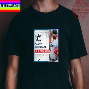 Sandy Alcantara 2022 NL CY Young Award Winner First Career Unisex T-Shirt