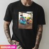 Sneaker Concepts Air Jordan 4 Purple Canvas Style T-Shirt