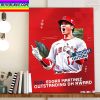 Shohei Ohtani 2022 Edgar Martinez Outstanding DH Award Winner Home Decor Poster Canvas