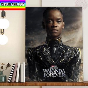 Shuri As Black Panther Wakanda Forever First Poster Home Decor Poster Canvas