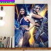 Skye Blue Vs Jamie Hayter At AEW Dynamite Home Decor Poster Canvas