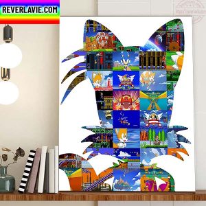 Sonic The Hedgehog Release 30 Years Ago Home Decor Poster Canvas