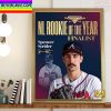 Spencer Strider NL Rookie Of The Year Finalist Atlanta Braves MLB Home Decor Poster Canvas