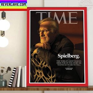 Steven Spielberg On Cover TIME Home Decor Poster Canvas