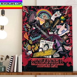 Stranger Things Day Is Coming Home Decor Poster Canvas
