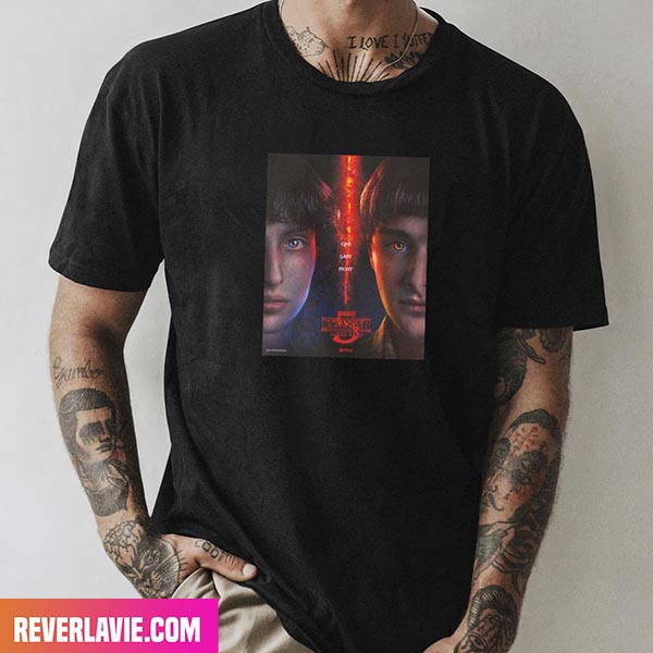 Stranger Things One Last Fight Final Season 2024 Style T-Shirt Stranger Things One Last Fight Final Season 2024 Style T-Shirt