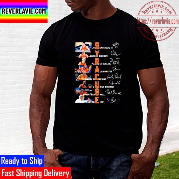 Syracuse Orange Joseph Girard III Buddy Boeheim Marek Dolezaj Signatures Unisex T-Shirt