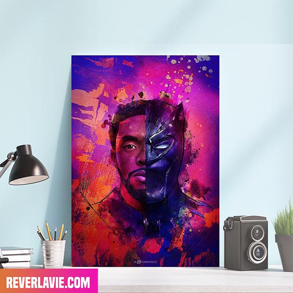 T Challa as The King Black Panther Wakanda Forever Marvel Studios Poster T Challa as The King Black Panther Wakanda Forever Marvel Studios Poster
